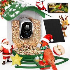 PeckCam Alimenteur-Oiseaux avec caméra 2K vue nette et immersion