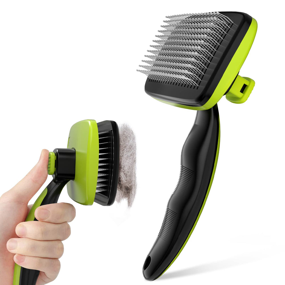 Brosse Pecute auto-nettoyante retire rapidement les poils