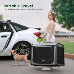 Pecute Carriere Chien Grand - cadre en acier leger pour transport stable