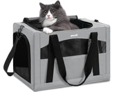 Pecute chat-carrier cadre stable – trajets calmes et sûrs.