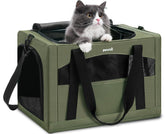 Pecute transporteur pour chat avec cadre stable et sécurité renforcée
