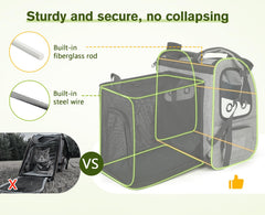 Pecute sac à dos animaux design ergonomique avec bretelles ajustables pour un port confortable.