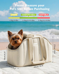 Pecute sac porte-chat arrière, design élégant et confortable pour votre chat.