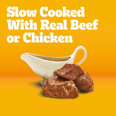 Pedigree Choix en Morceaux dans Sauce – emballage affichant nutrition et protéines de qualité.