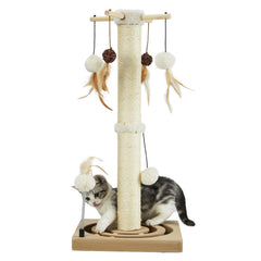 Peekab poste griffage chat sisal intérieur pour des griffes propres et affûtées.