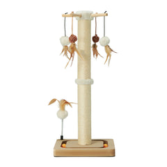 PEEKAB poteau grattage en sisal 27 pouces pour chats actifs, pratique et durable