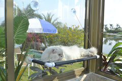 PEFUNY Chat Window Hammock offre une ventouse géante pour repos sûr près de la fenêtre.