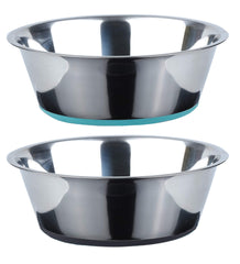 Peggy11 bol chien inox profond et anti-de rapant, ideal pour stabilite lors des repas.