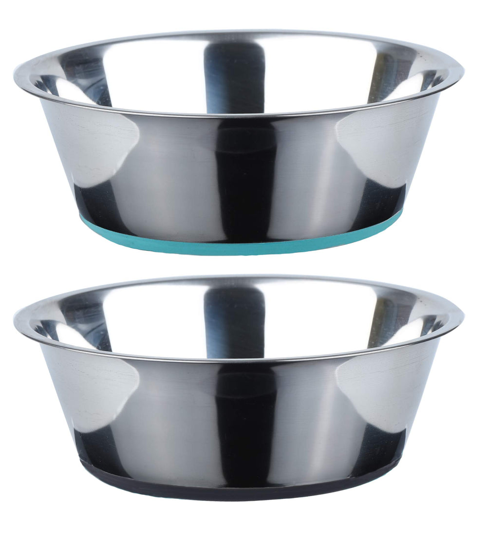 PEGGY11 gamelles anti-glisse en acier inoxydable, stabilité et repas plus calmes.