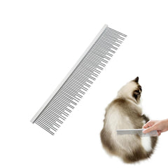 Peigne inox Animaux – démêlage en douceur sur poils longs.