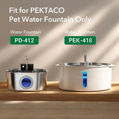 PEKTACO filtre pour fontaine 7 L – eau propre et fraîche.