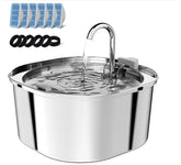 PEKTACO fontaine chat, corps acier inox, hydratation durable et sans BPA.