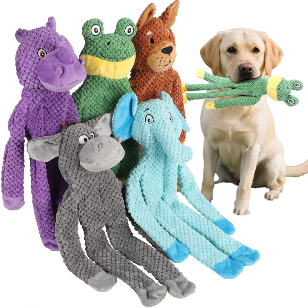 Pel teflu jouet peluche avec sifflet pour chien petit, stimulation ludique