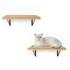 PELUMOZ étagères chats avec tapis grattoir pour espace jeu et repos