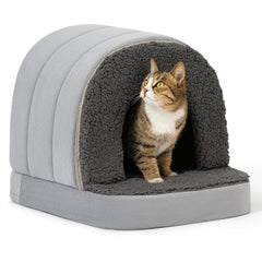 Lit-chien orthopedique Pelzin avec mousse alvéolaire pour soutien articulations
