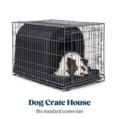 Pelzin-maison-chien-42-pouces-compatibilite-cage: s'adapte à une cage standard de 42 pouces.