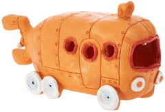 Décor Penn-Plax bus Bob l’éponge Bikini Bottom orange, focal ludique pour l’aquarium.