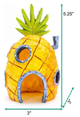 Décoration d’aquarium Penn-Plax Maison Ananas SpongeBob, facile à nettoyer et sécurisée.
