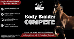 Pennwoods Compete énergie dense – apport calorique élevé pour chevaux en travail.