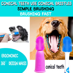 PenVinoo brosse doigts 2 doigts, brossage facile et sûr