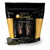 Pellets Perfect Prep EQ Gold apaisement rapide après repas pour chevaux.