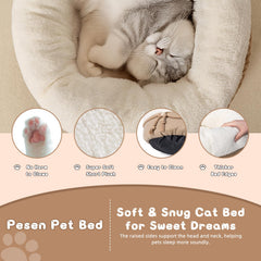 Pesen lit chat fond épais offrant stabilité et confort durable