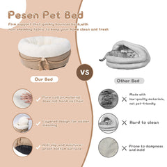 Pesen lit forme donuts apaisante pour siestes profondes