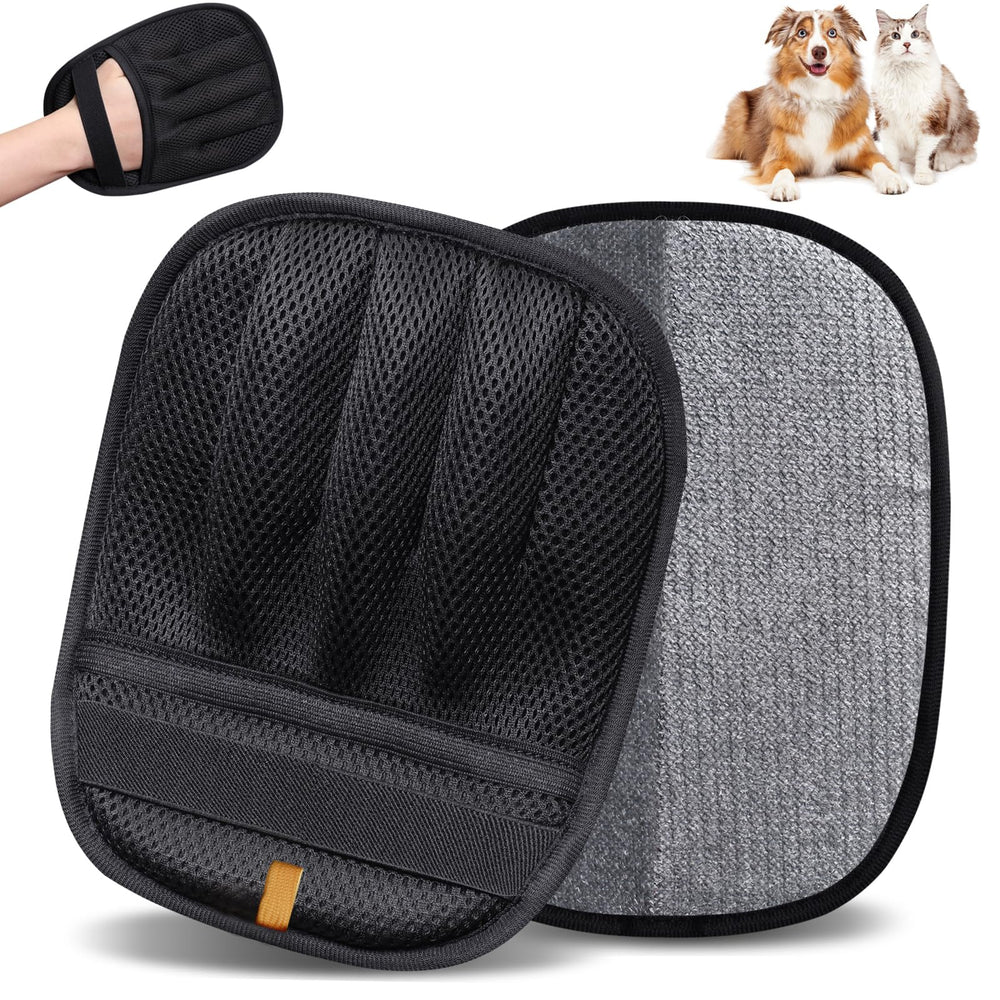Gants Peston pour poils d’animaux sur canapé, élimination rapide et efficace.