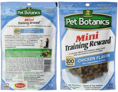 Pet Botanics mini-entraînement bacon: bouchée moelleuse pour l'obéissance.
