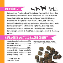 Friandise Pet Botanics Omega Plus texture douce et moelleuse, plaisir sans culpabilité