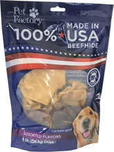Chips Pet Factory boeuf et poulet, 8oz, croquant apprécié par les chiens