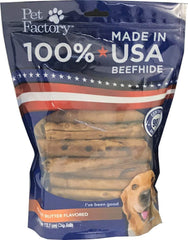 Pet Factory emballage des rouleaux de peau de boeuf 5 pouces pour chien