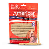 Pet Factory peau de boeuf mini-rolls 5 po, texture croquante pour chien.