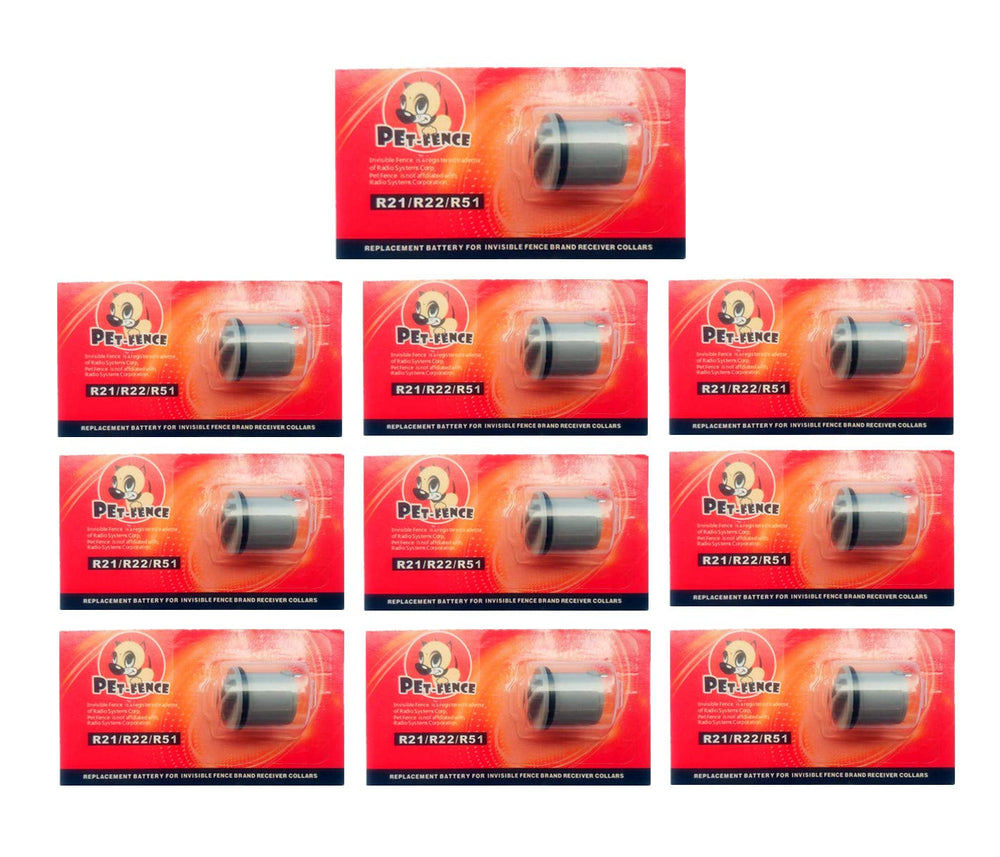 Pile Pet-Fence 3V 170 mAh prête pour collier chien, longue durée.