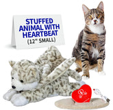 Peluche Pet Fit For Life pour chat avec battement du cœur rechargeable et apaisant