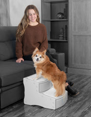 Pet Gear Easy Step II: escalier 2 étages, assemblage rapide sans outils et stabilité fiable.