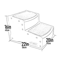 Tapis amovible et lavable sur Pet Gear Easy Step II pour un entretien pratique