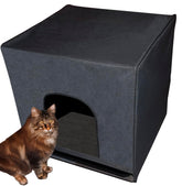 Pet Gear Pro Pawty pour Chats avec plateau intégré, protège les sols et facilite le nettoyage.