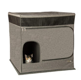 Pet Gear Pro Pawty avec tapis littertrax qui retient les particules et facilite le nettoyage.