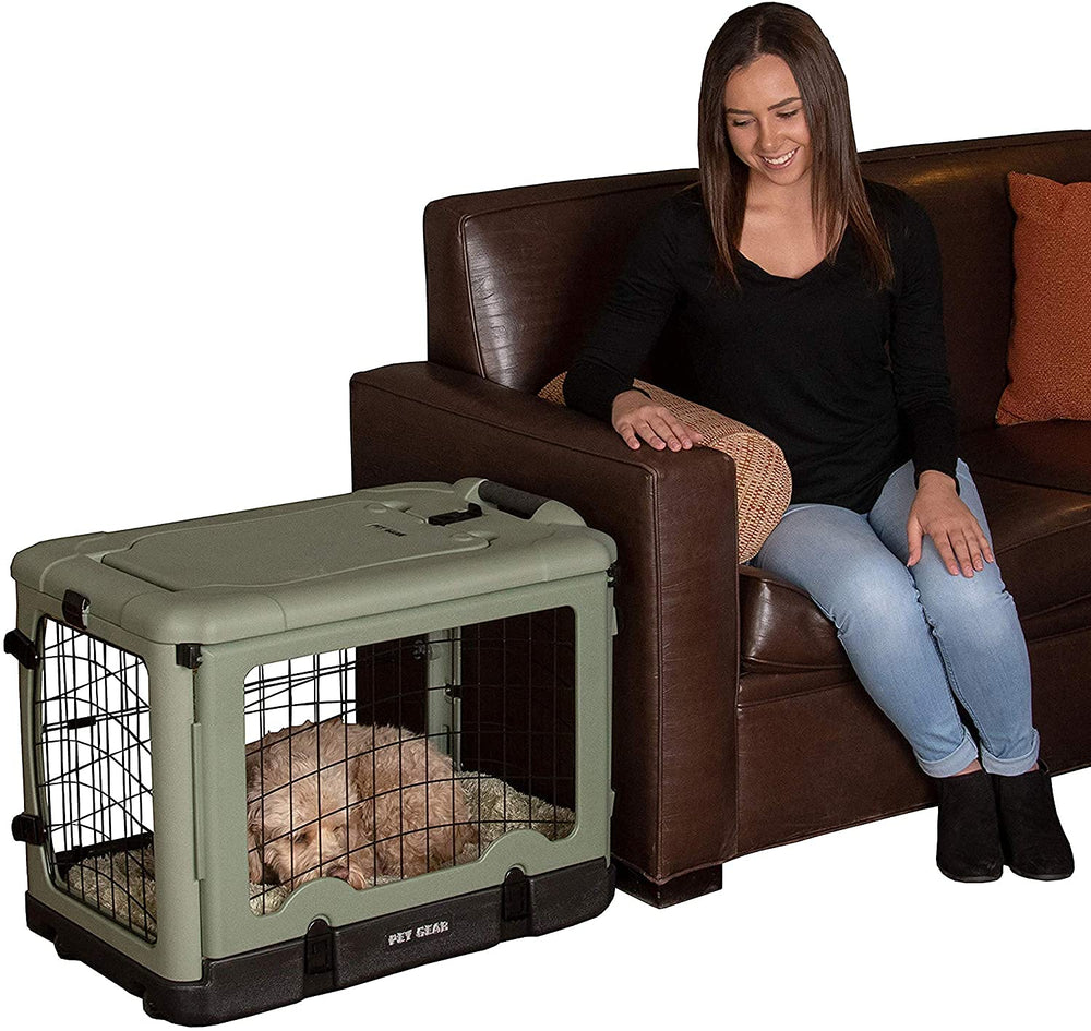 Pet Gear The Other Door : cage à quatre portes pratique pour chien et chat.