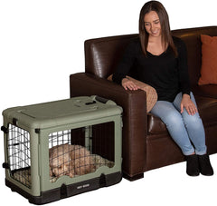 Pet Gear The Other Door : cage à quatre portes pratique pour chien et chat.