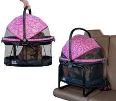 View 360 transporteur PET GEAR INC avec maillage pour une vue confortable.