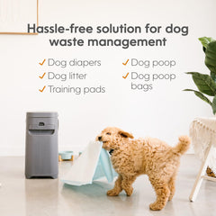 Recharge carré Pet Genie dure deux mois pour un seul chien.