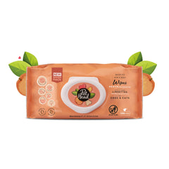 Lingettes Pet Head Quick Fix pour pattes et corps, rafraîchissement rapide après promenade.