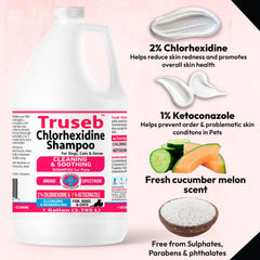 Mousse douce du Shampoing Truseb pour chats.