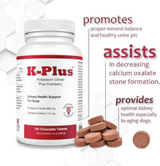 K-Plus extrait de canneberge avec proanthocyanidines pour défense urinaire.