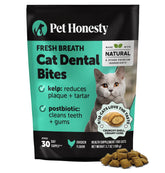 Bouchées dentaires Pet Honesty pour chats – emballage clair et pratique
