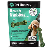 Pet Honesty Brush Buddies – nettoyage dentaire continu pour chiens et haleine fraîche.