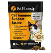 Pet Honesty Cat Lysine Immunité – emballage pratique et écologique.