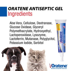 Gel Oratene sans alcool ni xylitol, option douce pour les soins buccaux.